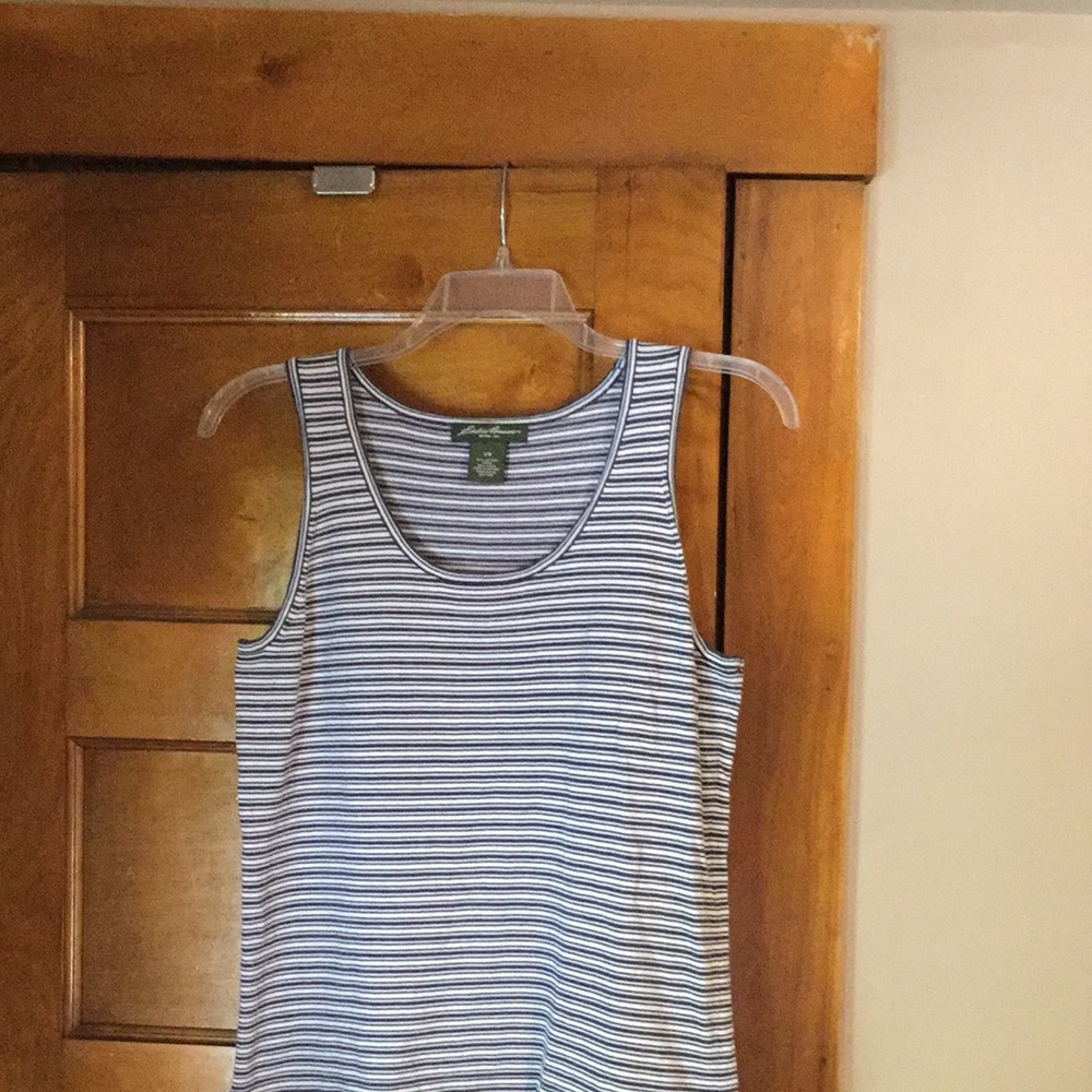 Eddie Bauer Striped Tank Top.     C021